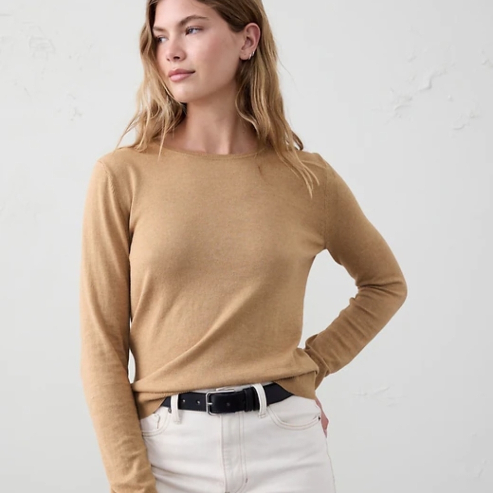 Tan Long Sleeve Sweater